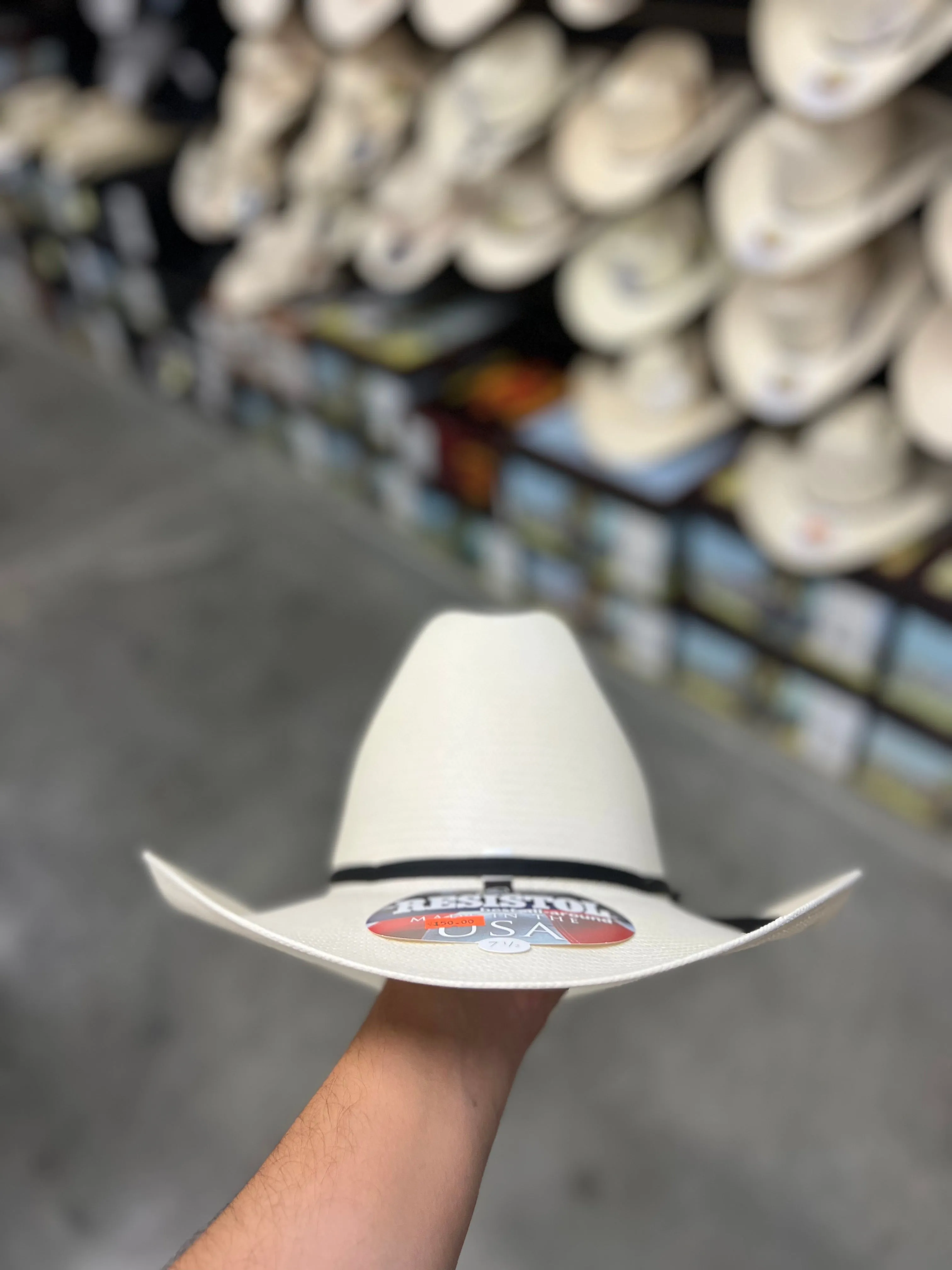 10x Resistol Quarter Horse Straw Cowboy Hat (Horma Sonora)