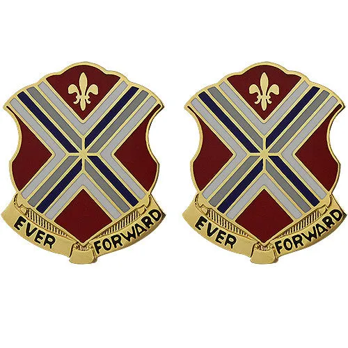 116th Infantry Regiment Unit Crest (Ever Forward) - Sold in Pairs