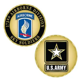 173rd Airborne Division Army Challenge Coin