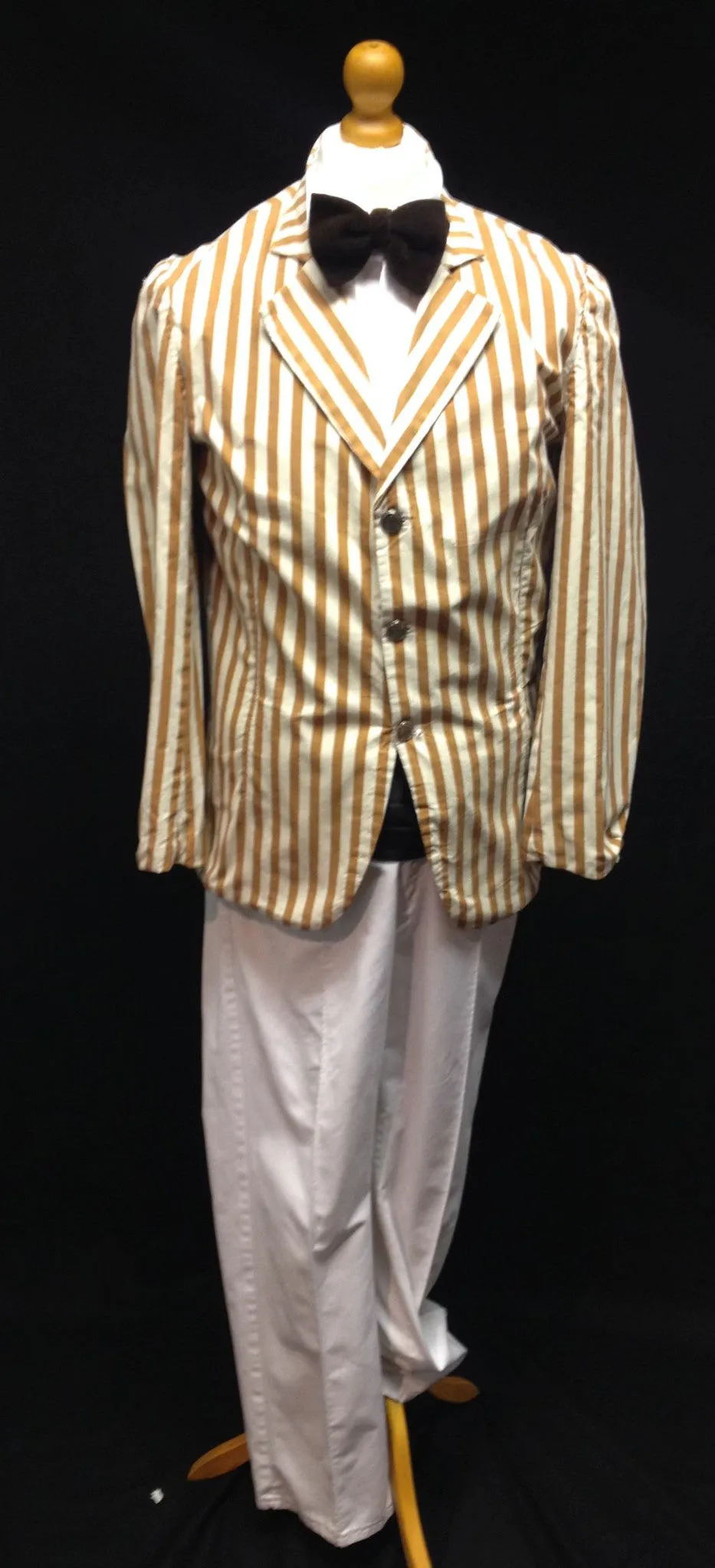 1920s Boater (Brown and Cream)