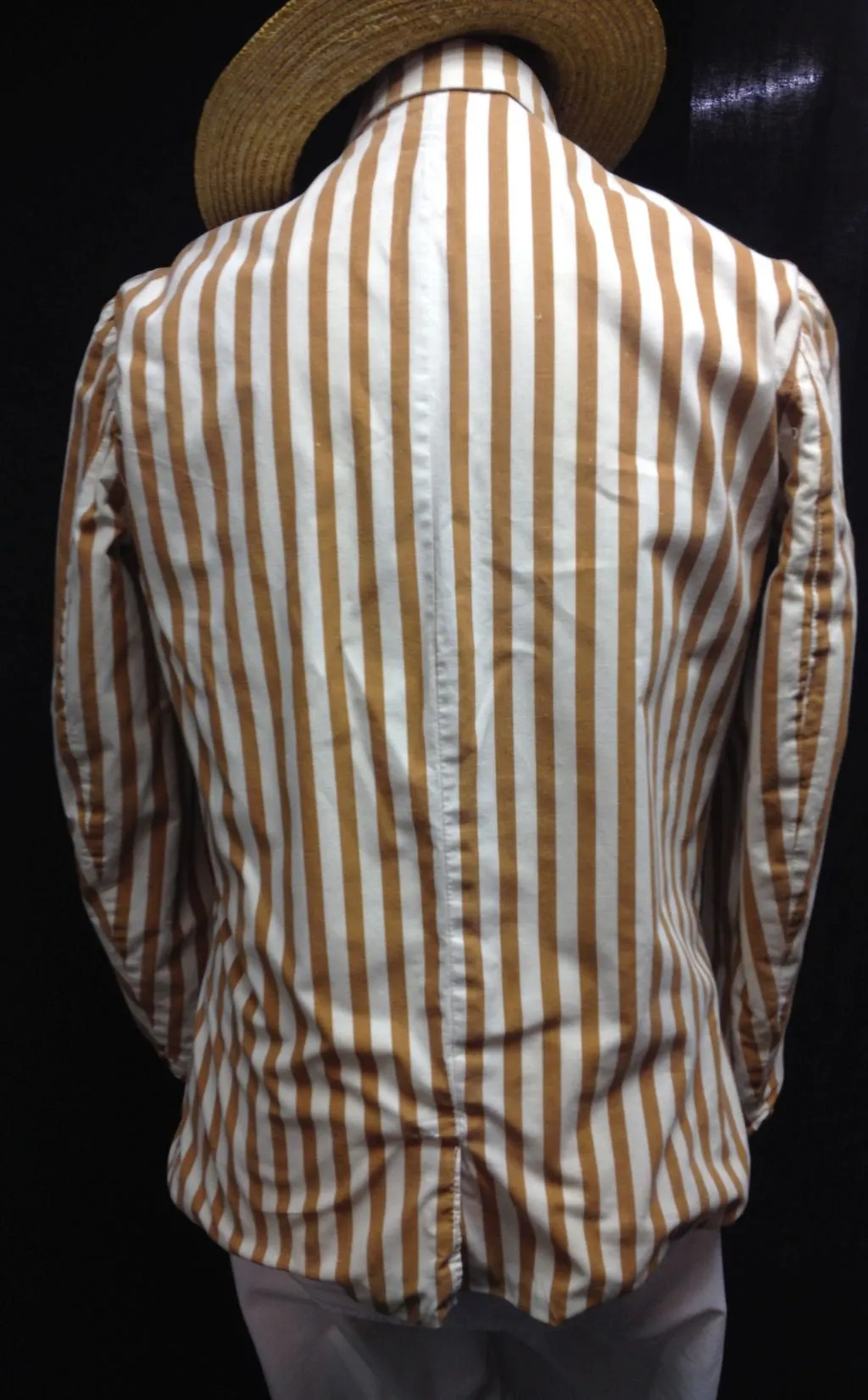 1920s Boater (Brown and Cream)
