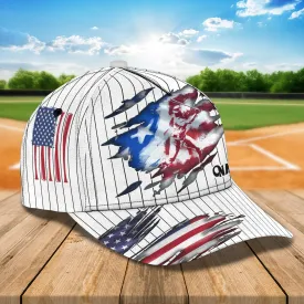 3D Classic Cap Baseball 2 Personalized Name Cap Namashops