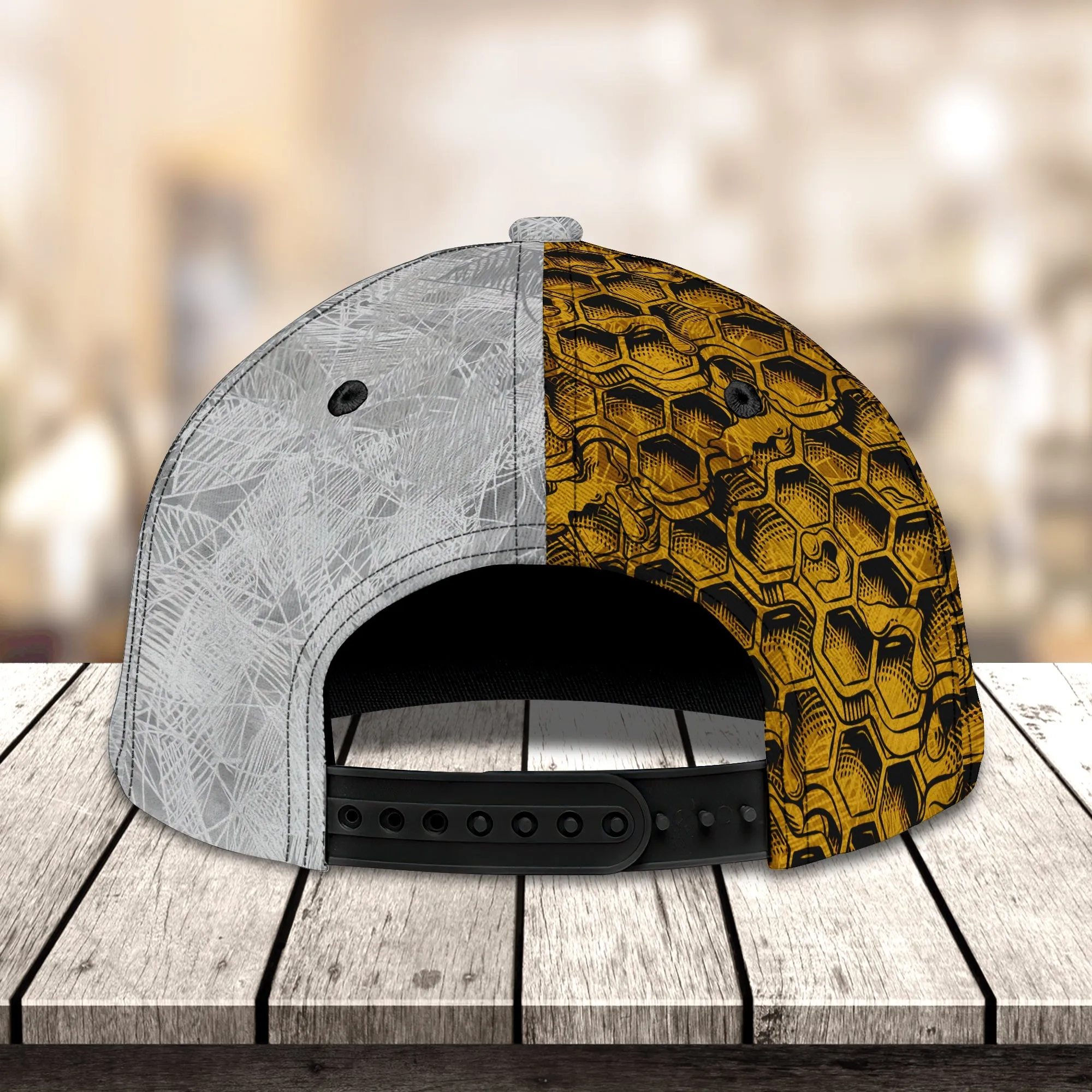 3D Classic Cap Bee 01 (New) Personalized Name Cap Namashops