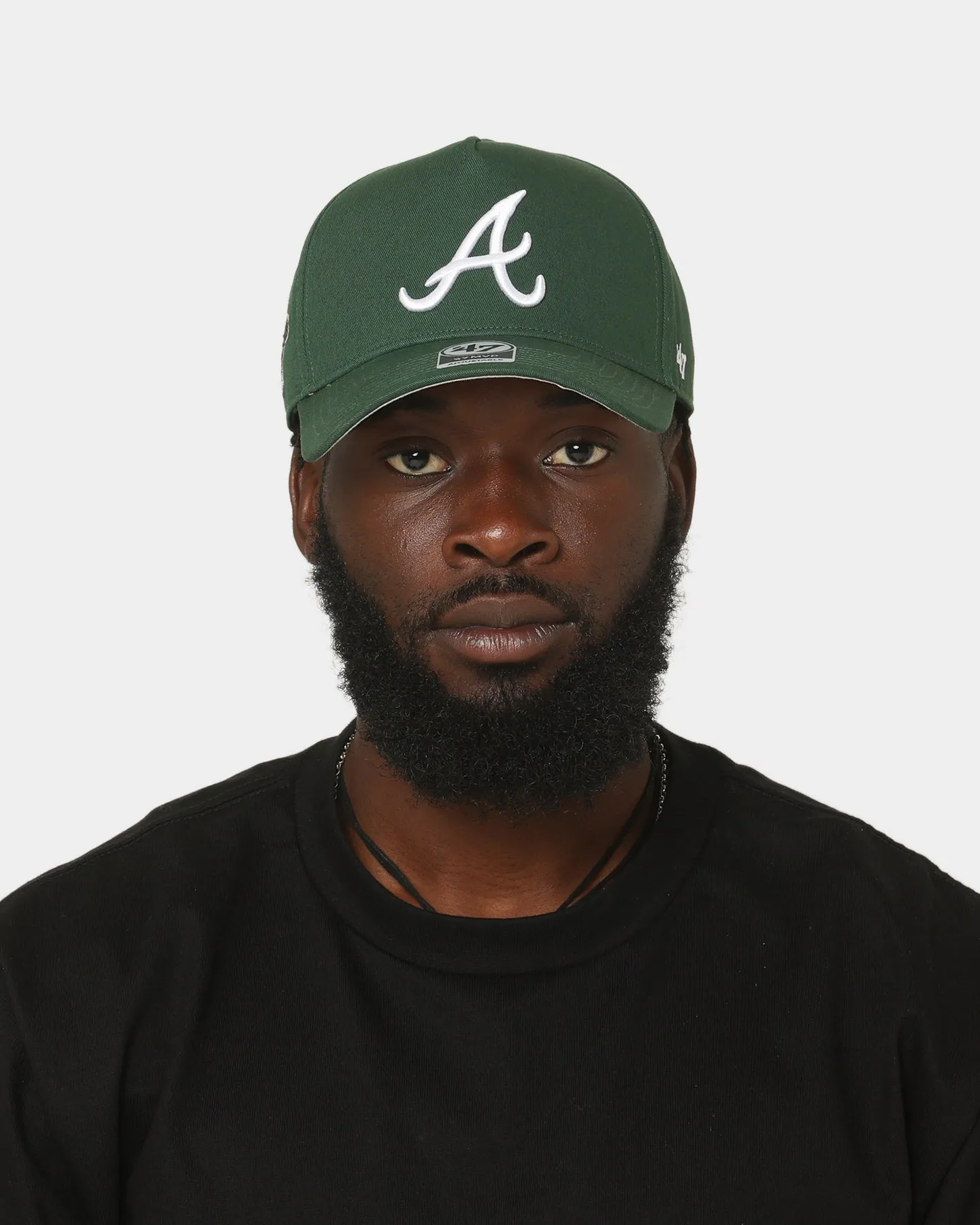 47 Brand Atlanta Braves Sure Shot 47 MVP DT Snapback Dark Green/Grey