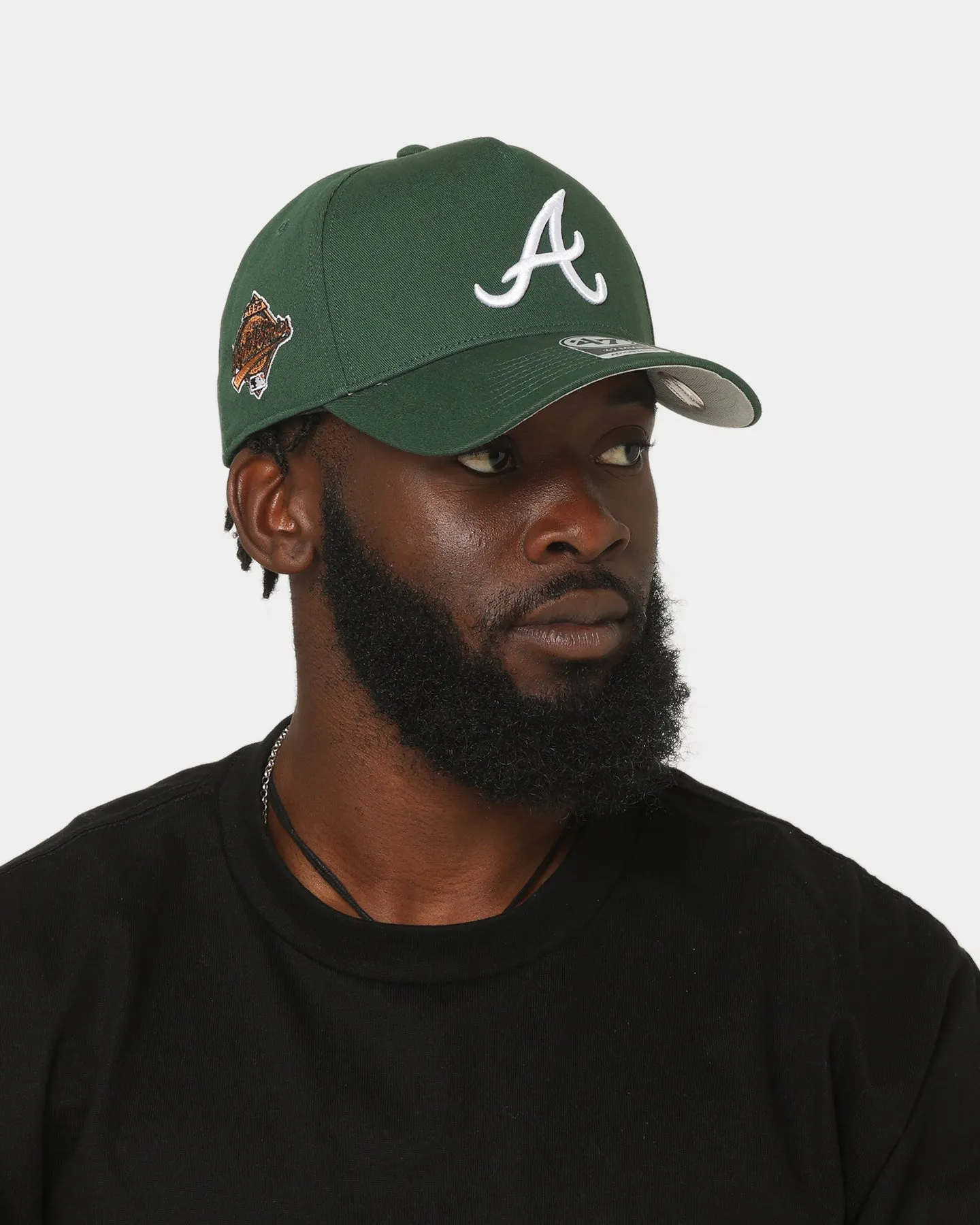 47 Brand Atlanta Braves Sure Shot 47 MVP DT Snapback Dark Green/Grey