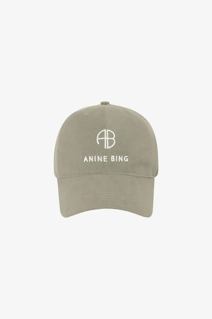 Anine Bing - Jeremy Baseball Cap in Green Khaki