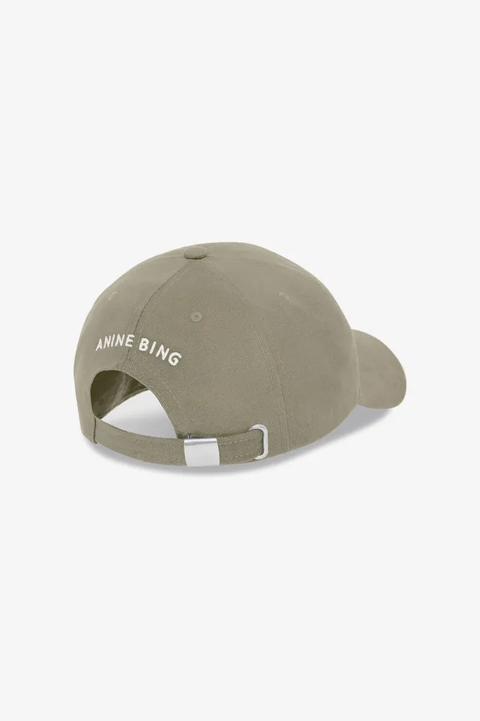 Anine Bing - Jeremy Baseball Cap in Green Khaki