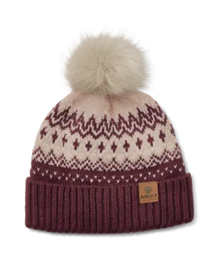 Ariat Burgundy Hansford Beanie-10053855