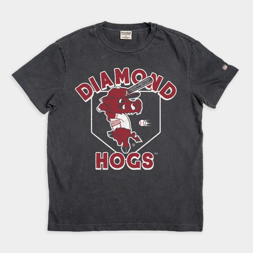 Arkansas Diamond Hogs Vintage Heavyweight Tee