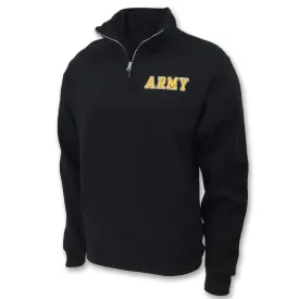 Army 1/4 Zip Sweatshirt (Black)