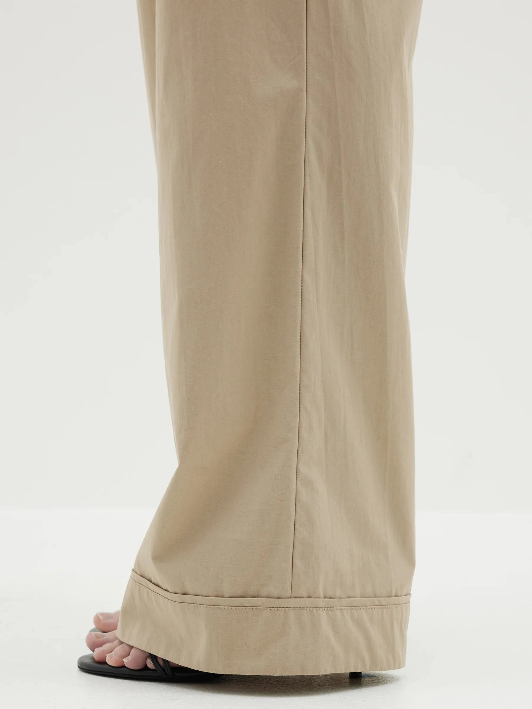 Bassike Cotton Summer Pant - Tan