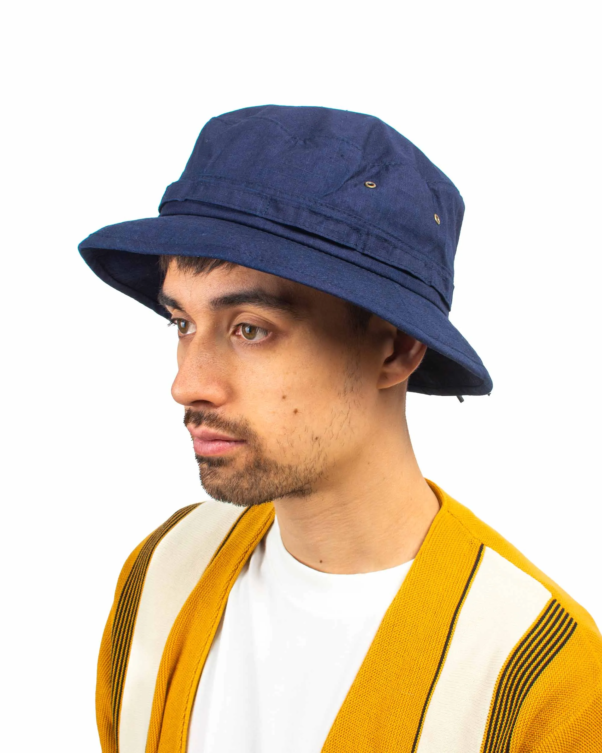 Beams Plus Jungle Hat Rip-Stop Indigo