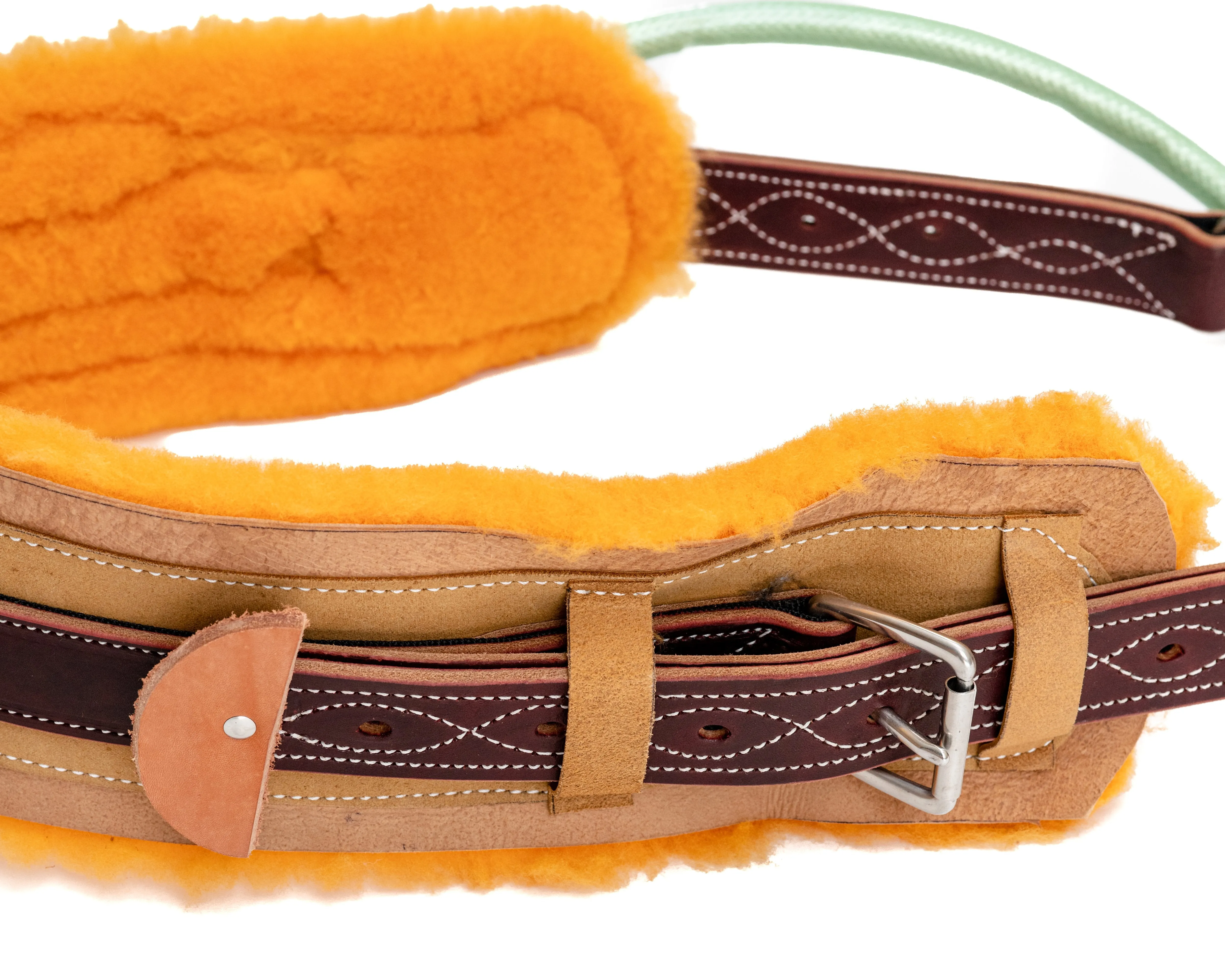Beastmaster Leather Double Buckle Horse Flank