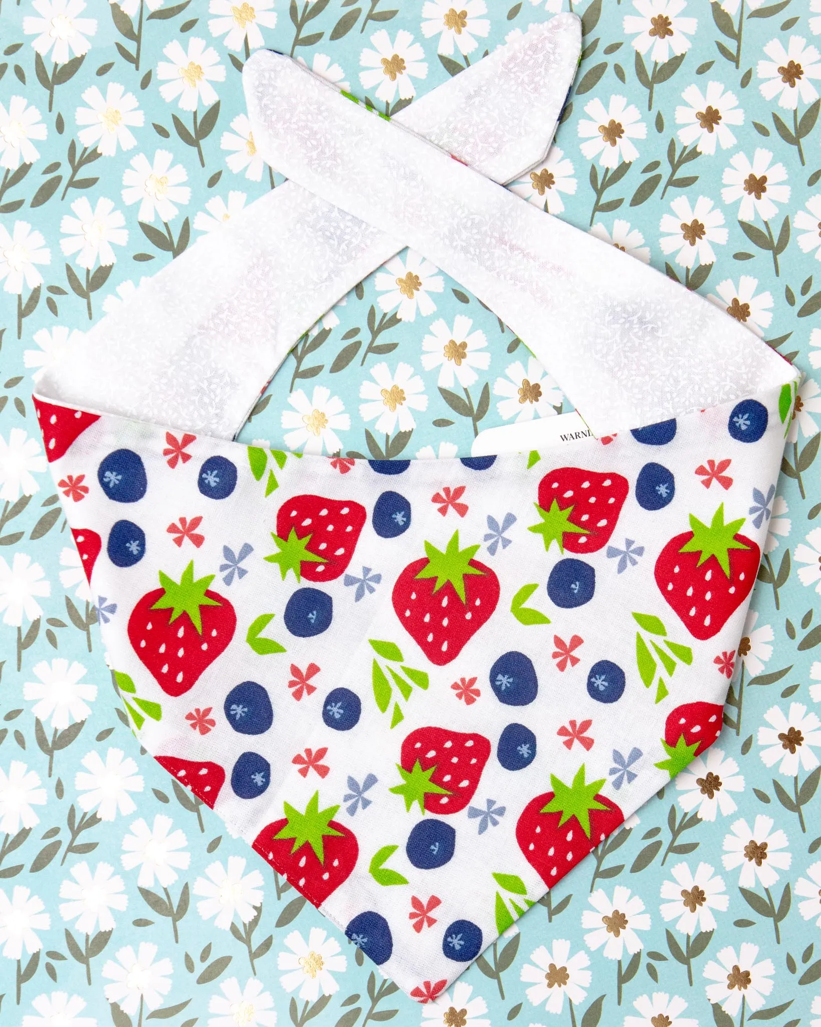 Berries & Cream Bandana<br>(Made in the USA) (FINAL SALE)