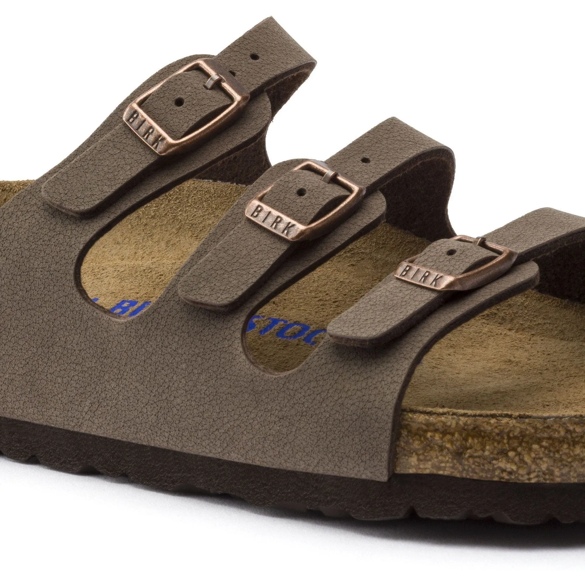 BIRKENSTOCK FLORIDA SOFT FOOTBED MOCHA BIRKIBUC