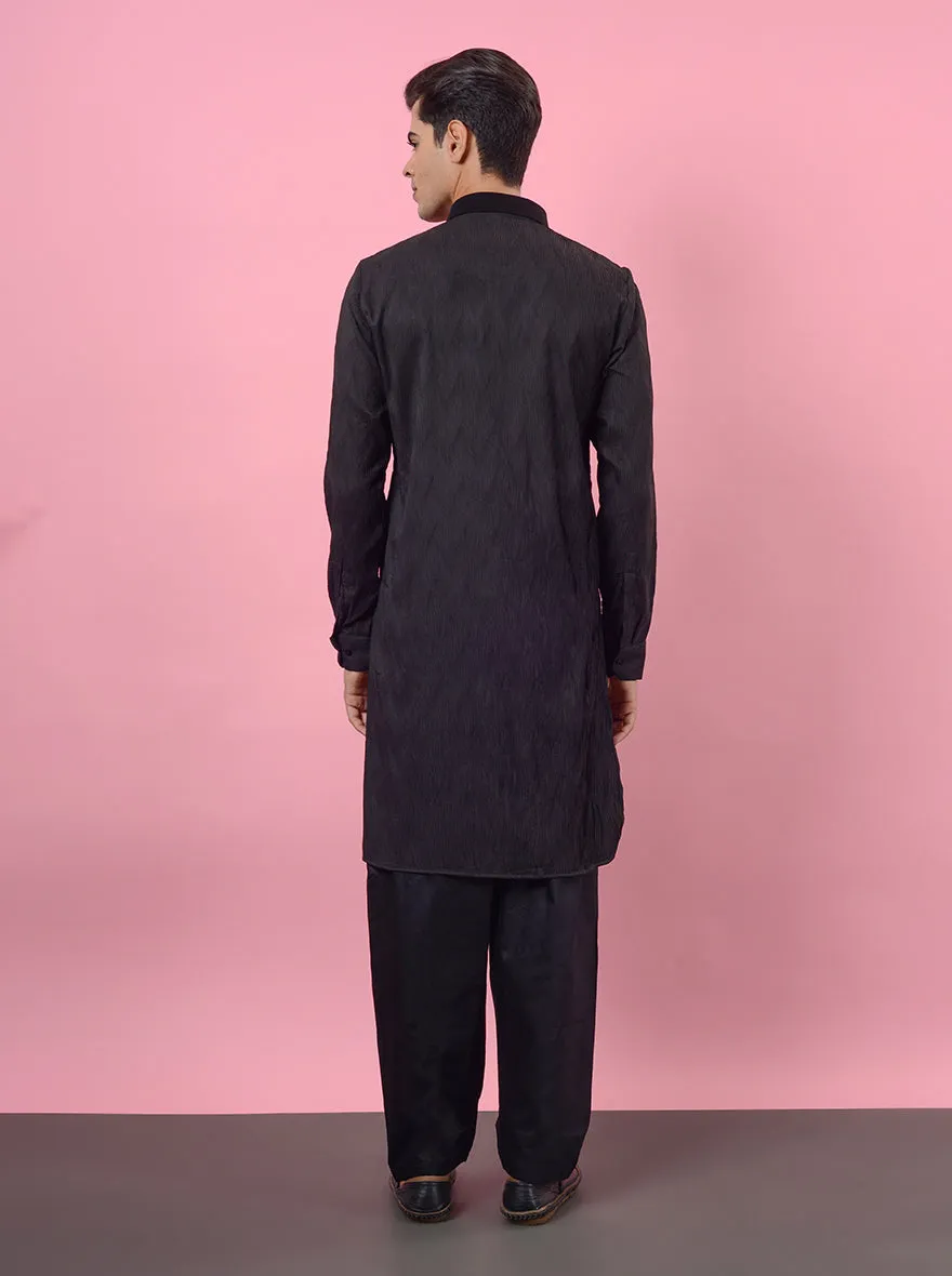 Black Pathani Kurta | TULA