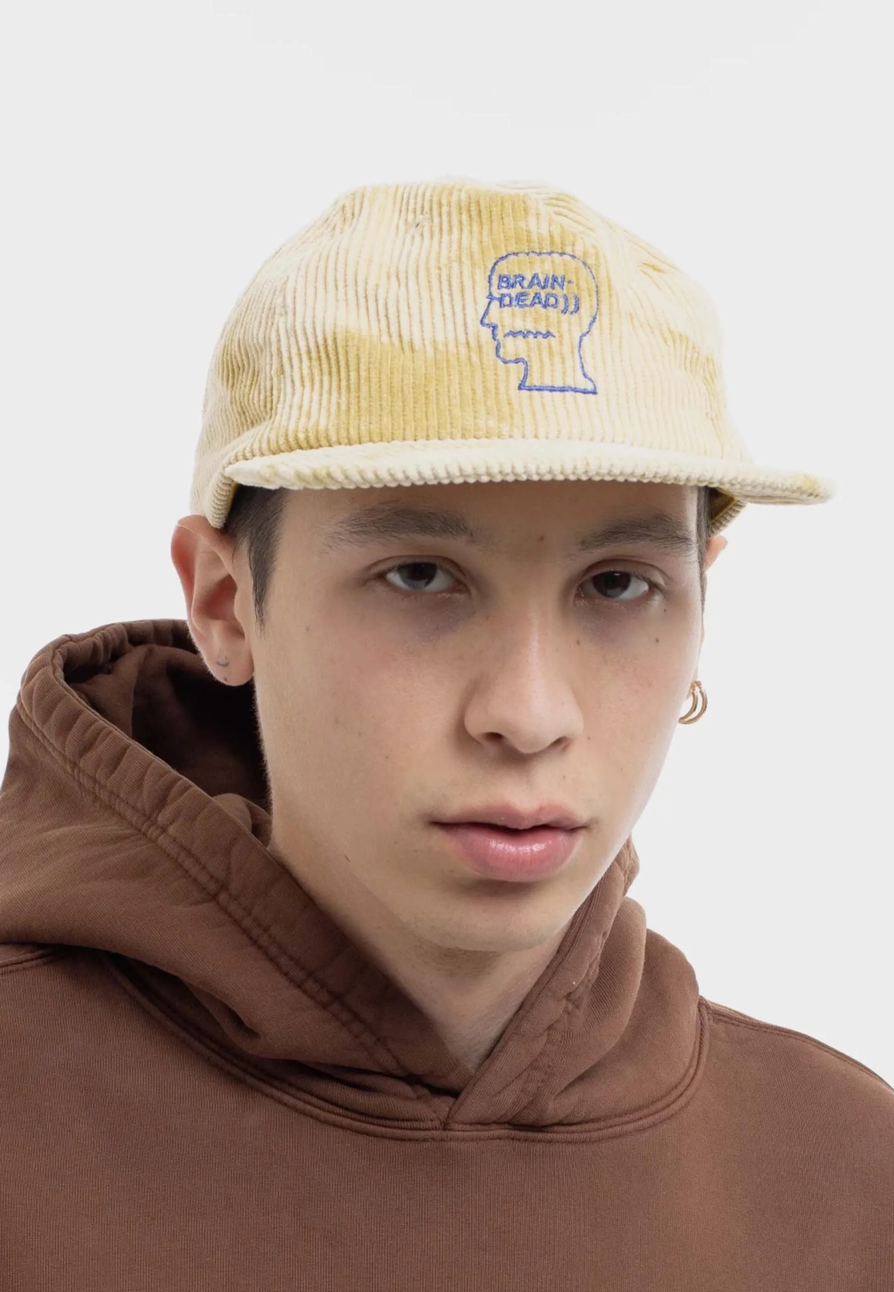 Bleach Cord Logo Head 5 Panel Cap - gold