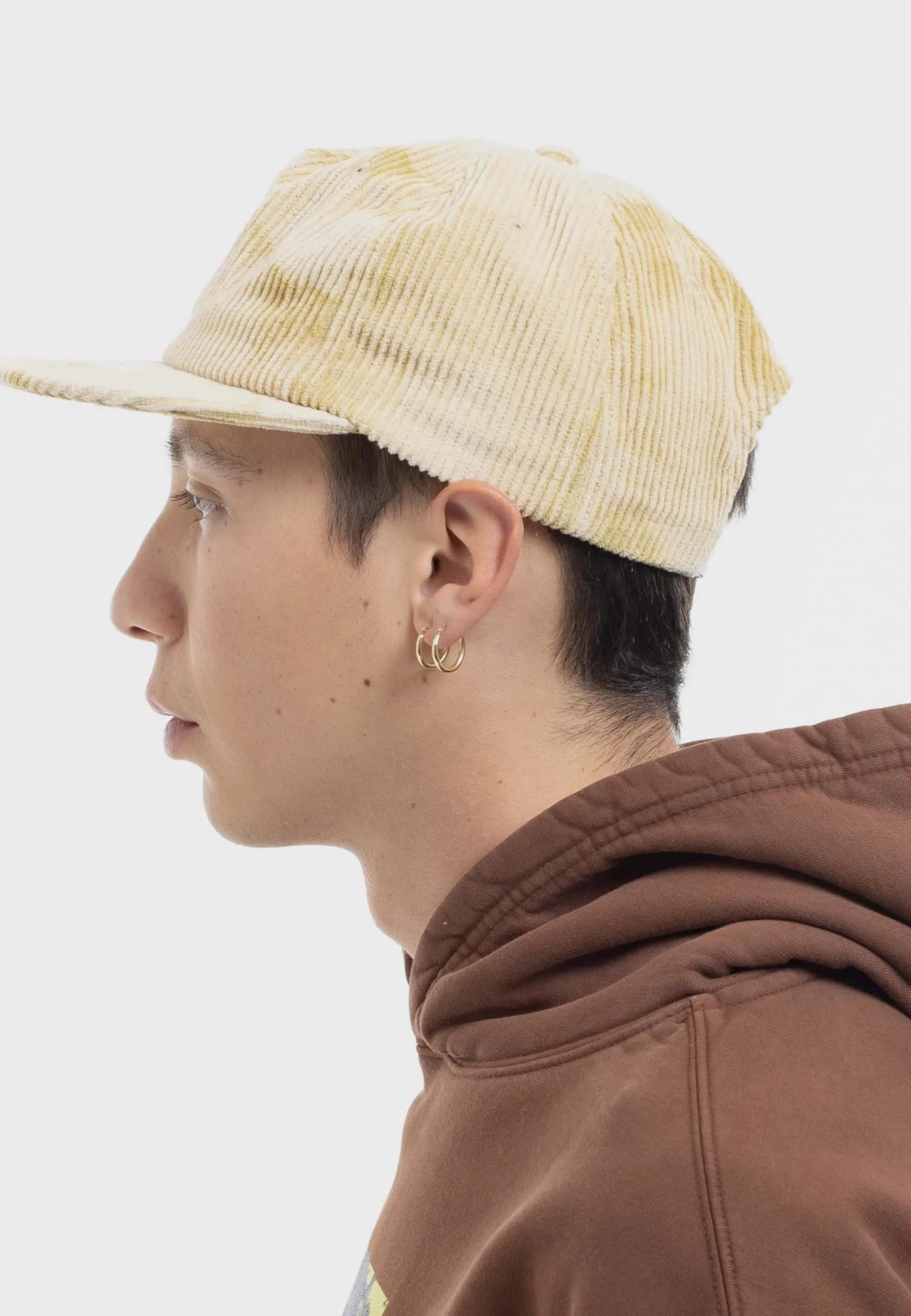 Bleach Cord Logo Head 5 Panel Cap - gold
