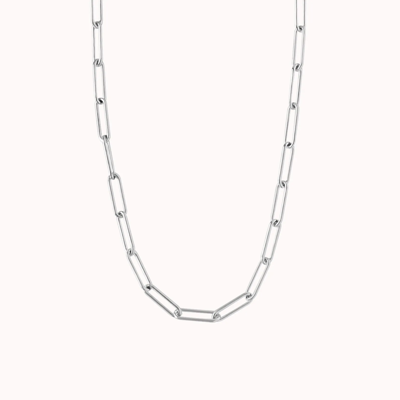 Bold Paperclip Chain Necklace