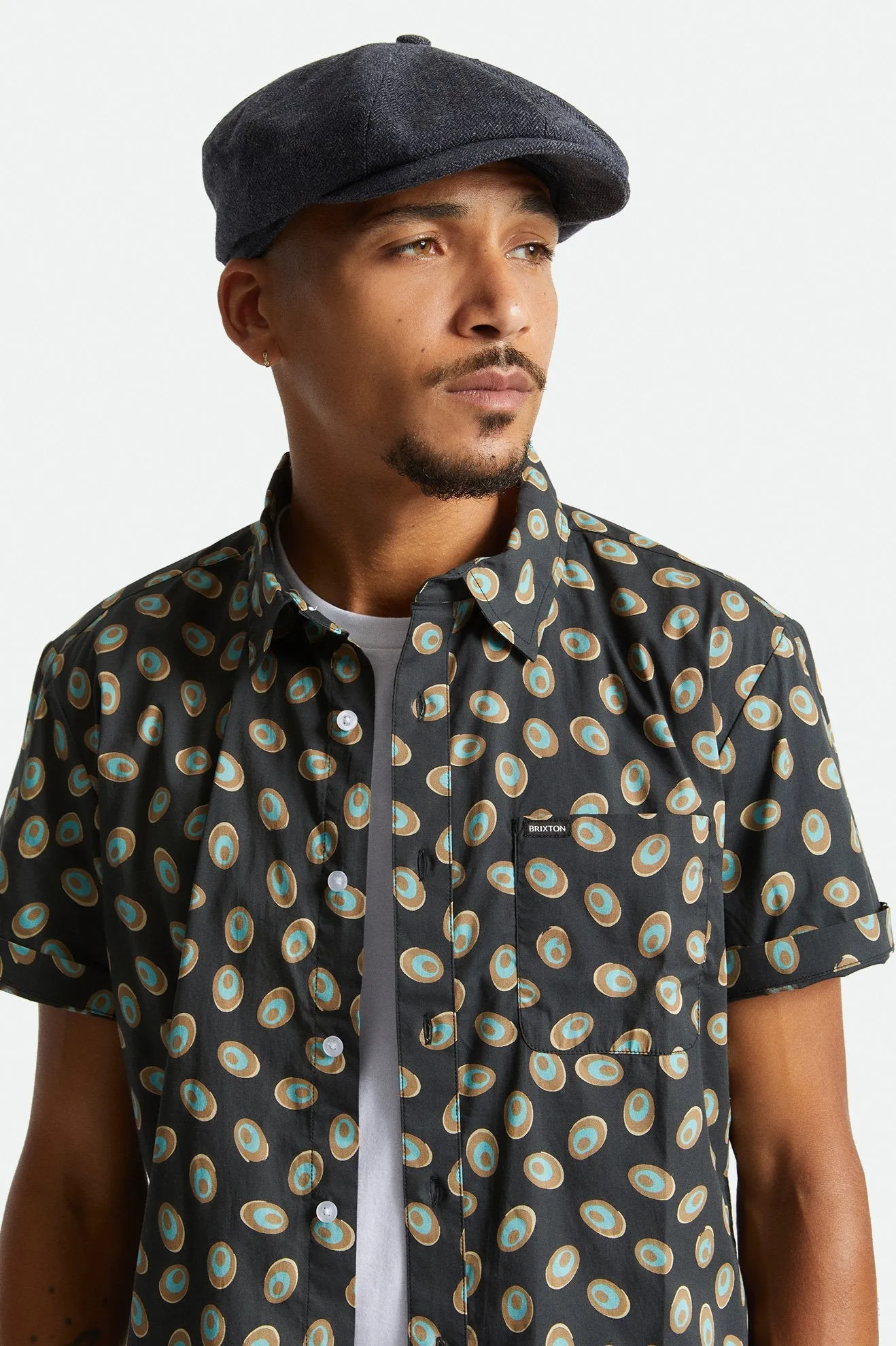 Brixton - Brood - Snap Cap - Peaky Blinder - Wool Blend - Navy - size XS