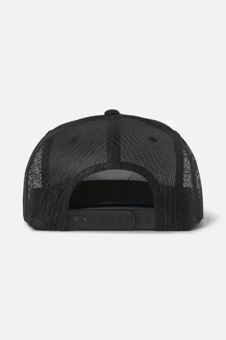 Brixton Mens Black/Black Oath MP Trucker Hat