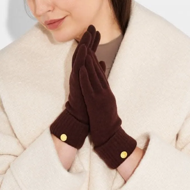 Cacao Knitted Gloves KLS535