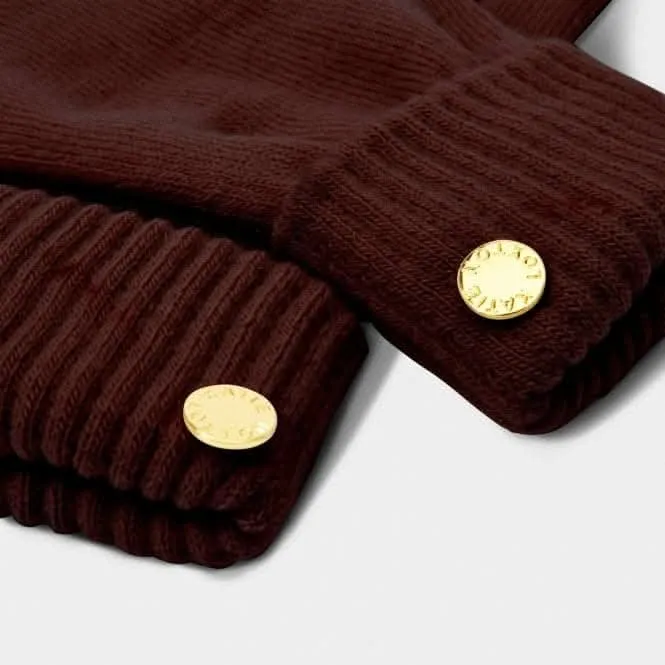 Cacao Knitted Gloves KLS535