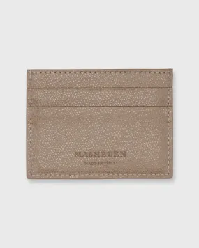 Card Holder in Taupe Leather