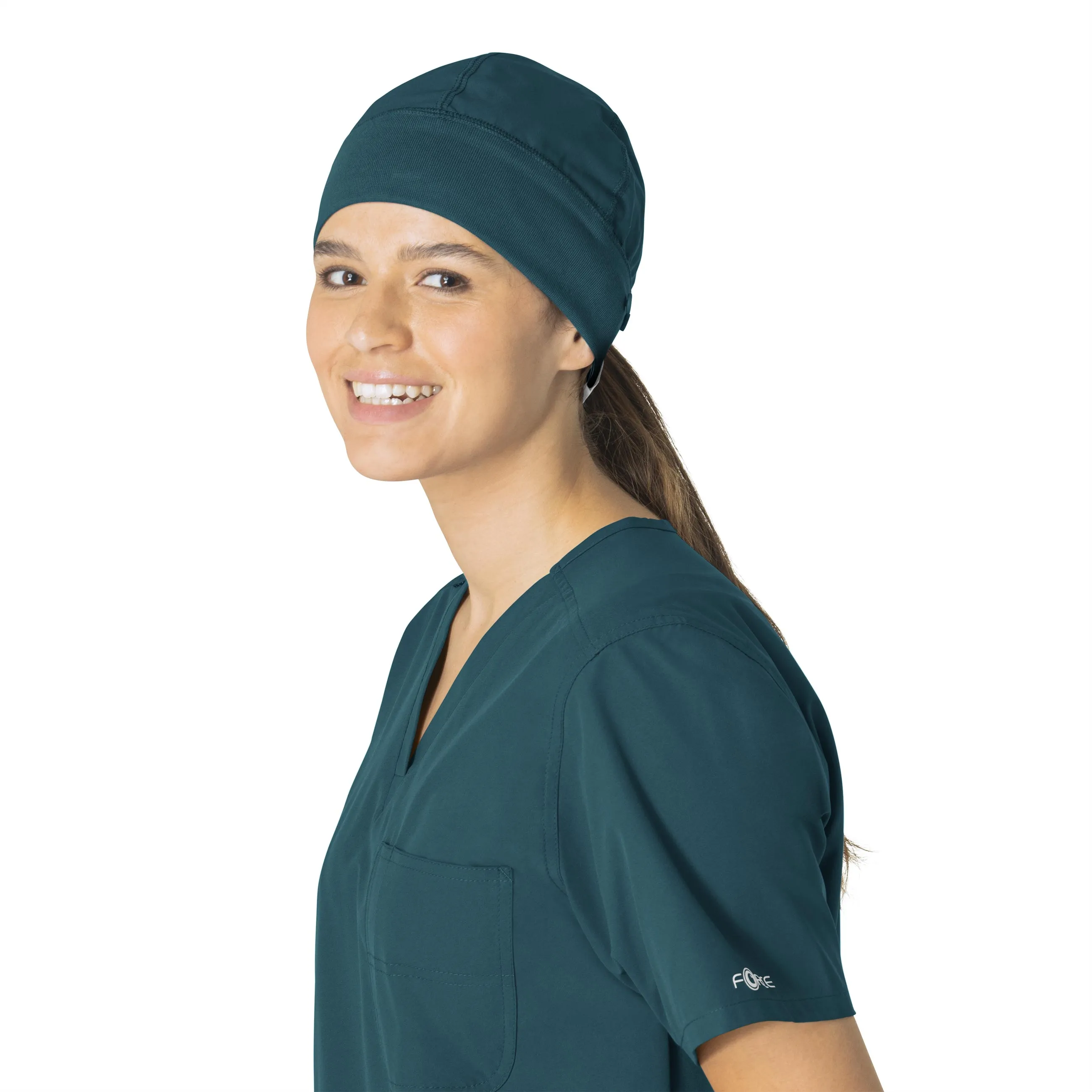 Carhartt Force Essentials Unisex Beanie Scrub Cap - Caribbean Blue