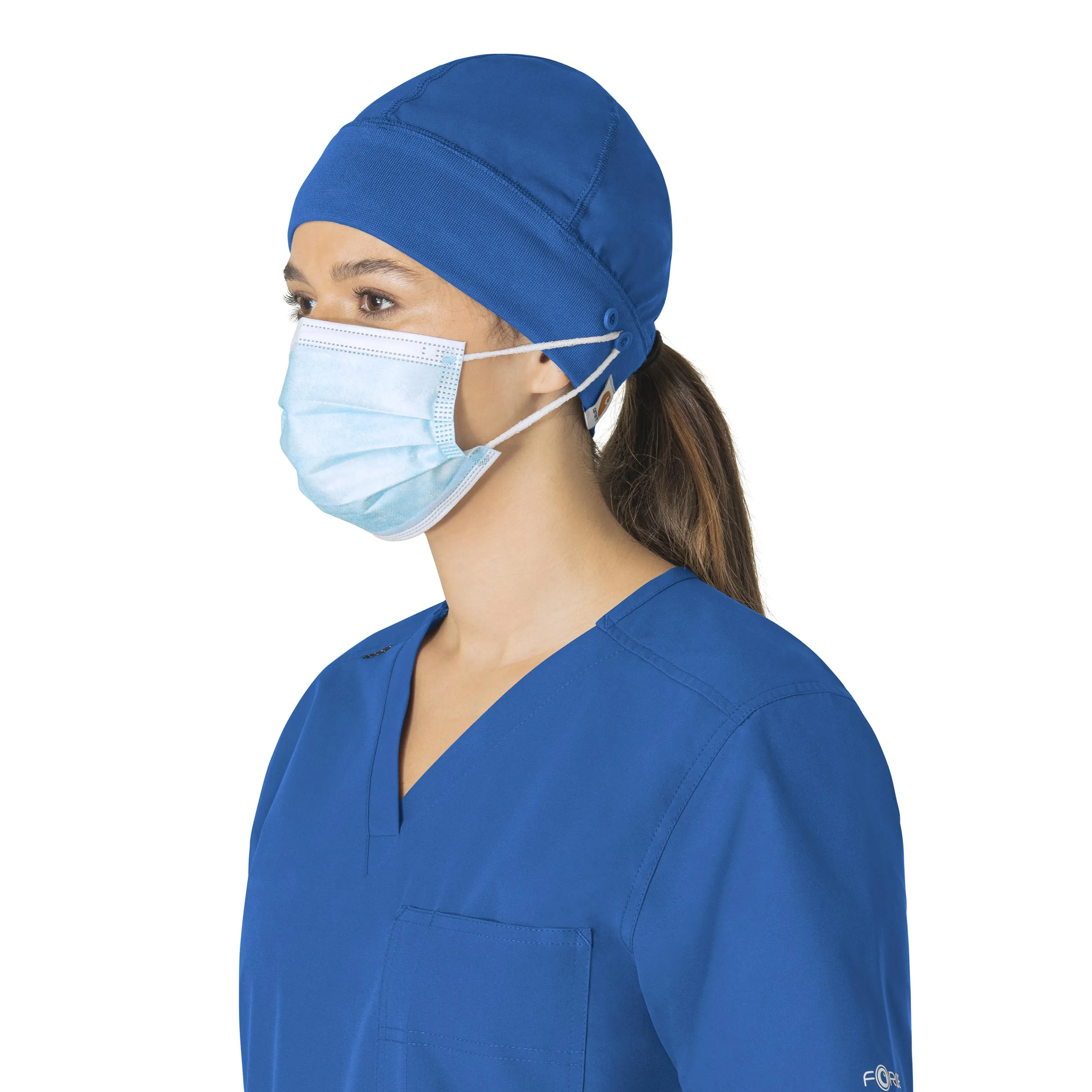 Carhartt Force Essentials Unisex Beanie Scrub Cap - Royal