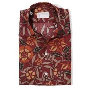 Cotton Dobby Weave Floral Summer Shirt
