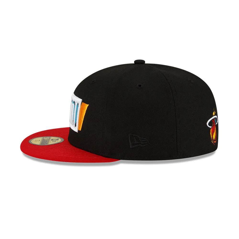 Miami Culture Court Vol. 2 - Fitted Hat with Optimized Wordmark Design