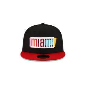 Miami Culture Court Vol. 2 - Fitted Hat with Optimized Wordmark Design