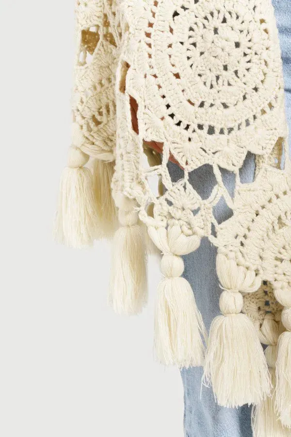 Crocheted Sunshine Shawl