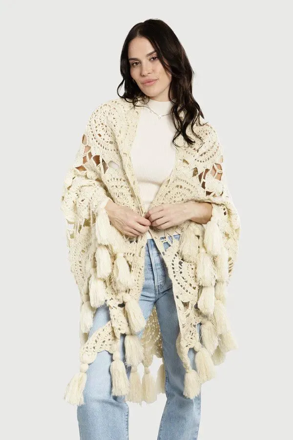 Crocheted Sunshine Shawl