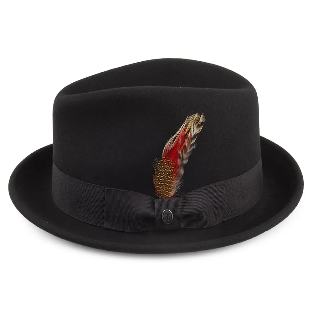 Crushable Blues Trilby Hat Black Wholesale Pack