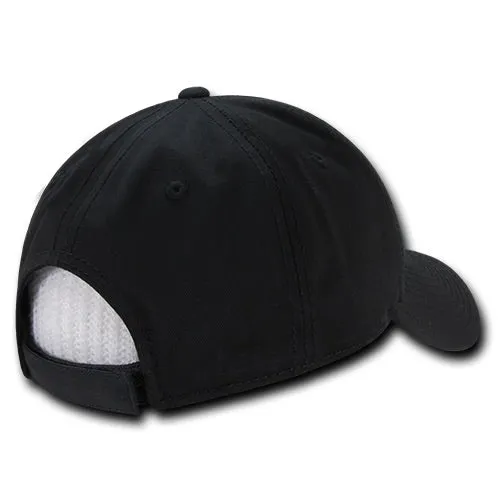 Decky 209 - 6 Panel Low Profile Structured Cotton Cap, Baseball Hat