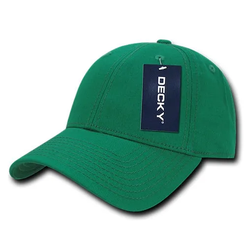 Decky 209 - 6 Panel Low Profile Structured Cotton Cap, Baseball Hat