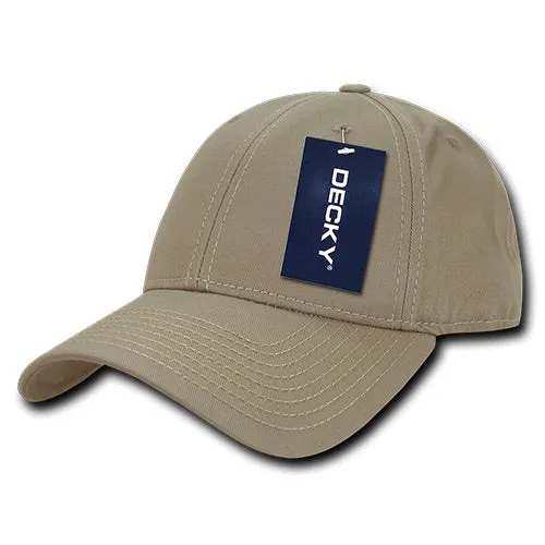 Decky 209 - 6 Panel Low Profile Structured Cotton Cap, Baseball Hat
