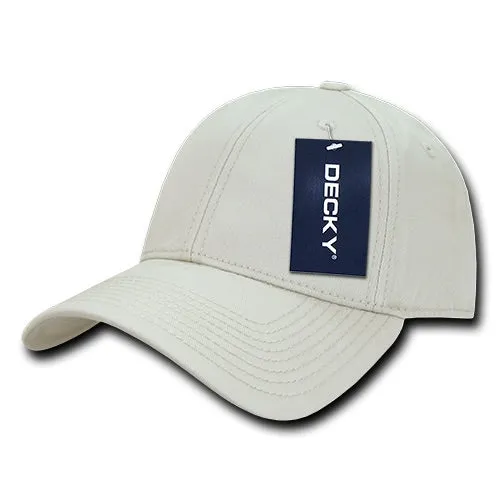 Decky 209 - 6 Panel Low Profile Structured Cotton Cap, Baseball Hat