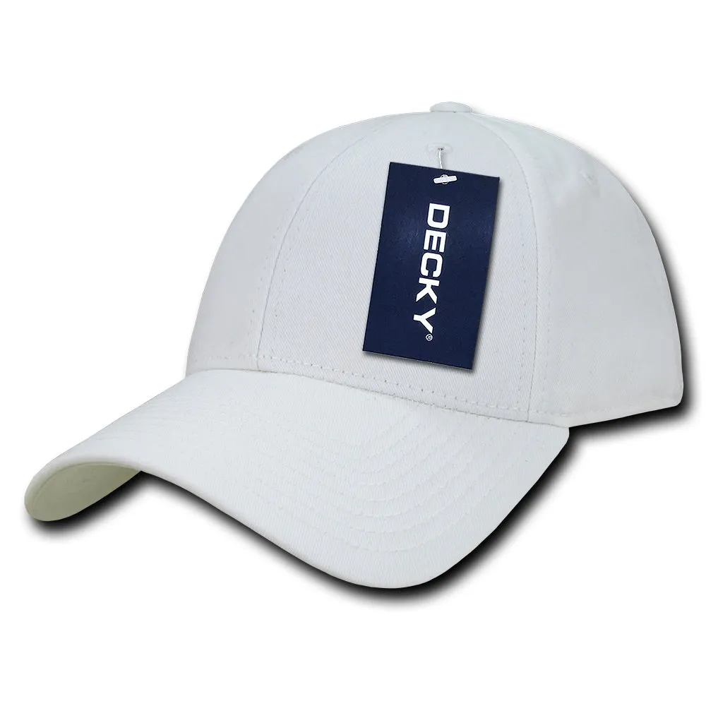 Decky 209 - 6 Panel Low Profile Structured Cotton Cap, Baseball Hat