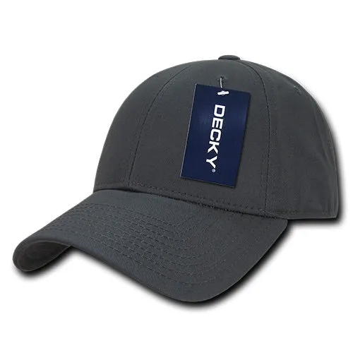 Decky 209 - 6 Panel Low Profile Structured Cotton Cap, Baseball Hat