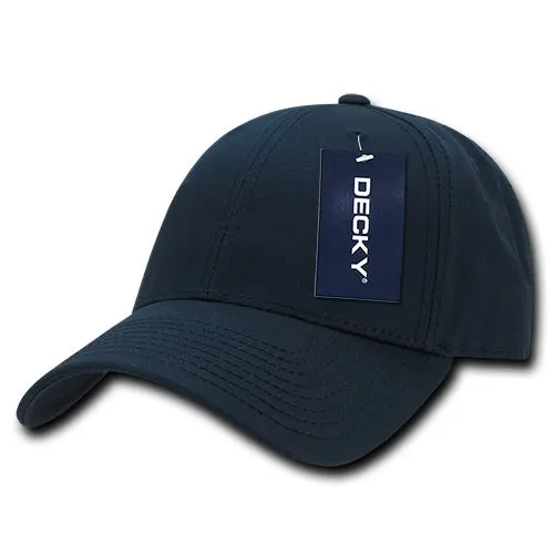 Decky 209 - 6 Panel Low Profile Structured Cotton Cap, Baseball Hat