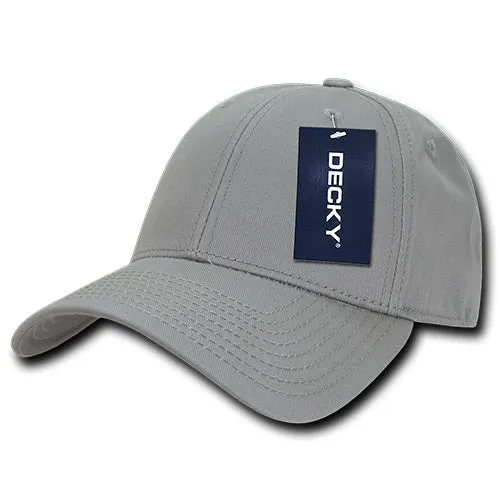 Decky 209 - 6 Panel Low Profile Structured Cotton Cap, Baseball Hat