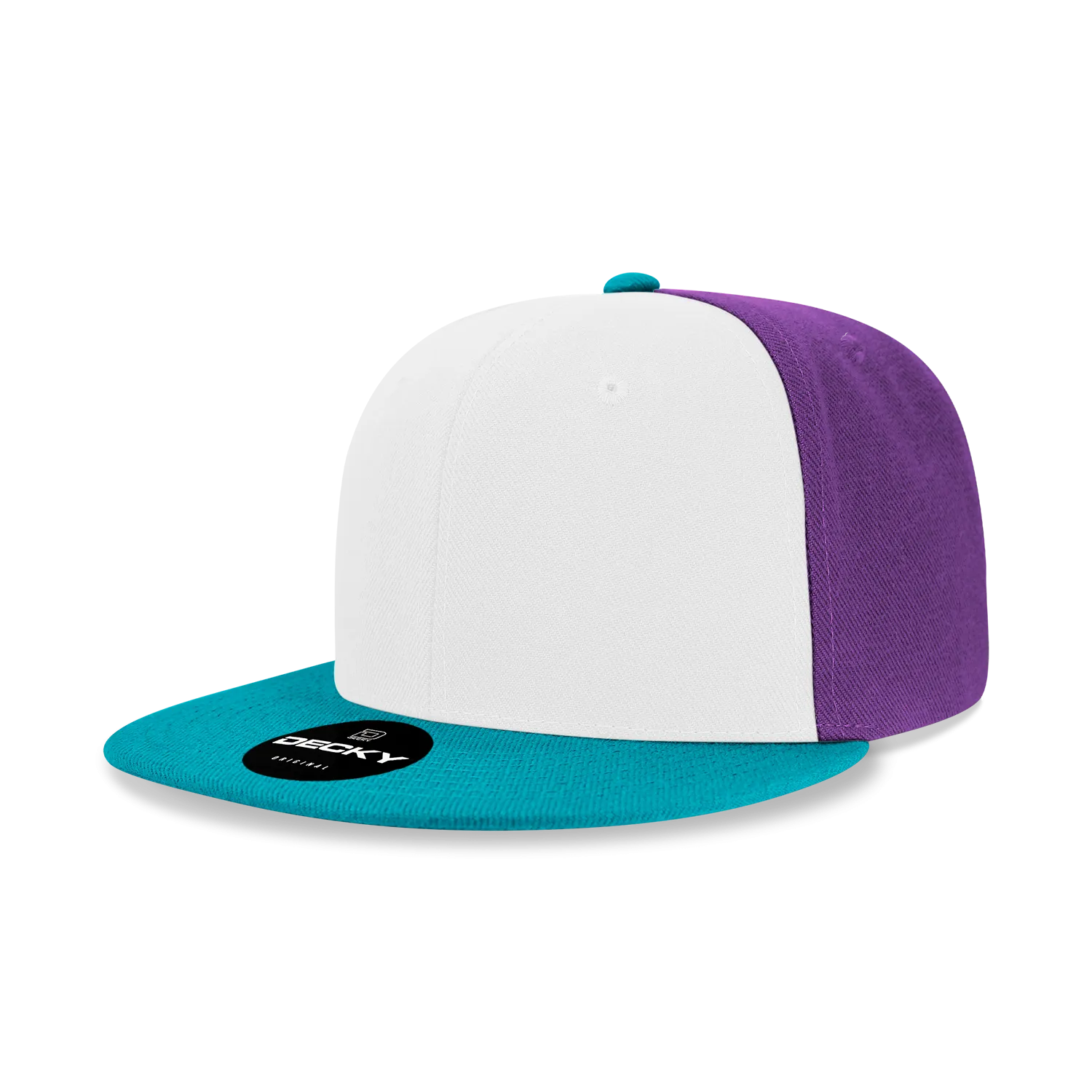 Decky 6020 - High Profile 6 Panel Snapback, Flat Bill Hat - PALLET Pricing