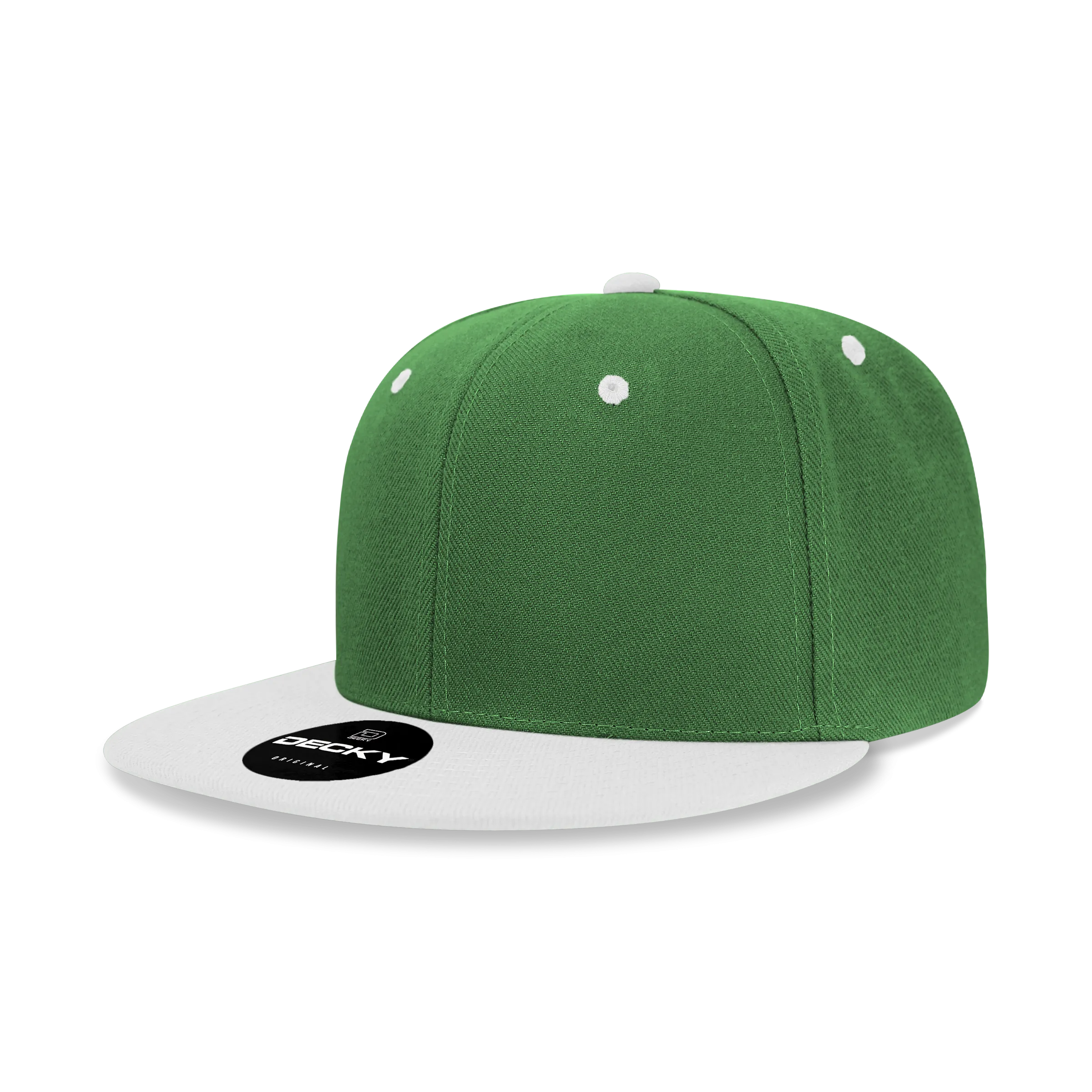 Decky 6020 - High Profile 6 Panel Snapback, Flat Bill Hat - PALLET Pricing