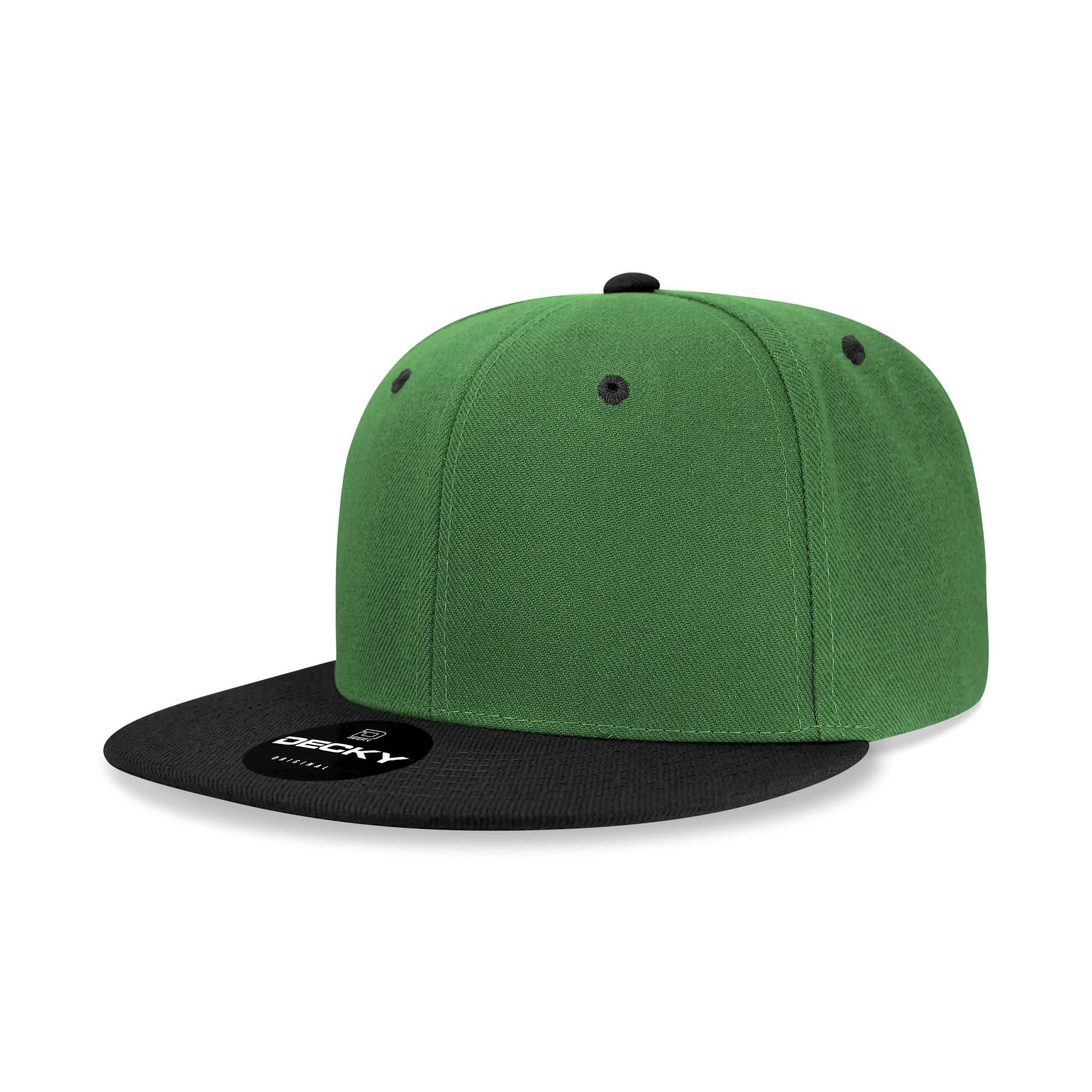 Decky 6020 - High Profile 6 Panel Snapback, Flat Bill Hat - PALLET Pricing