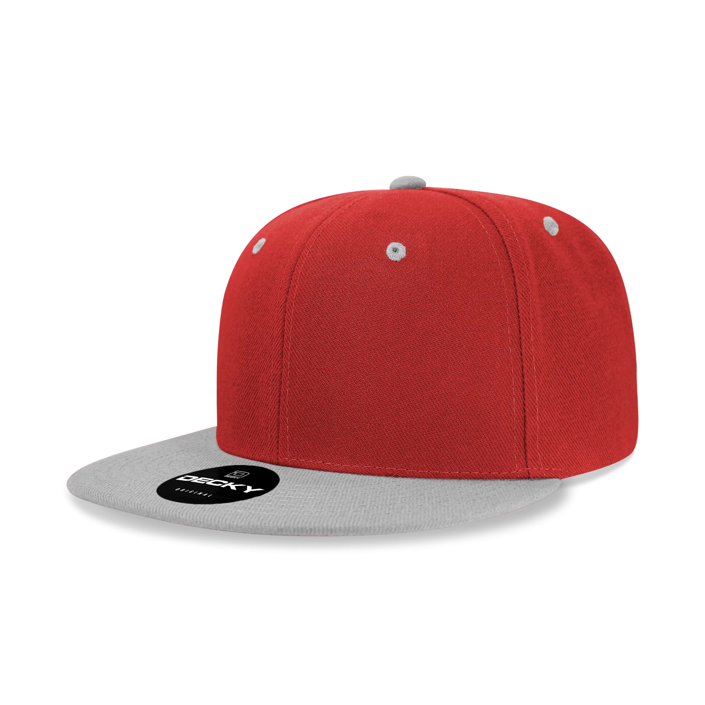 Decky 6020 - High Profile 6 Panel Snapback, Flat Bill Hat - PALLET Pricing