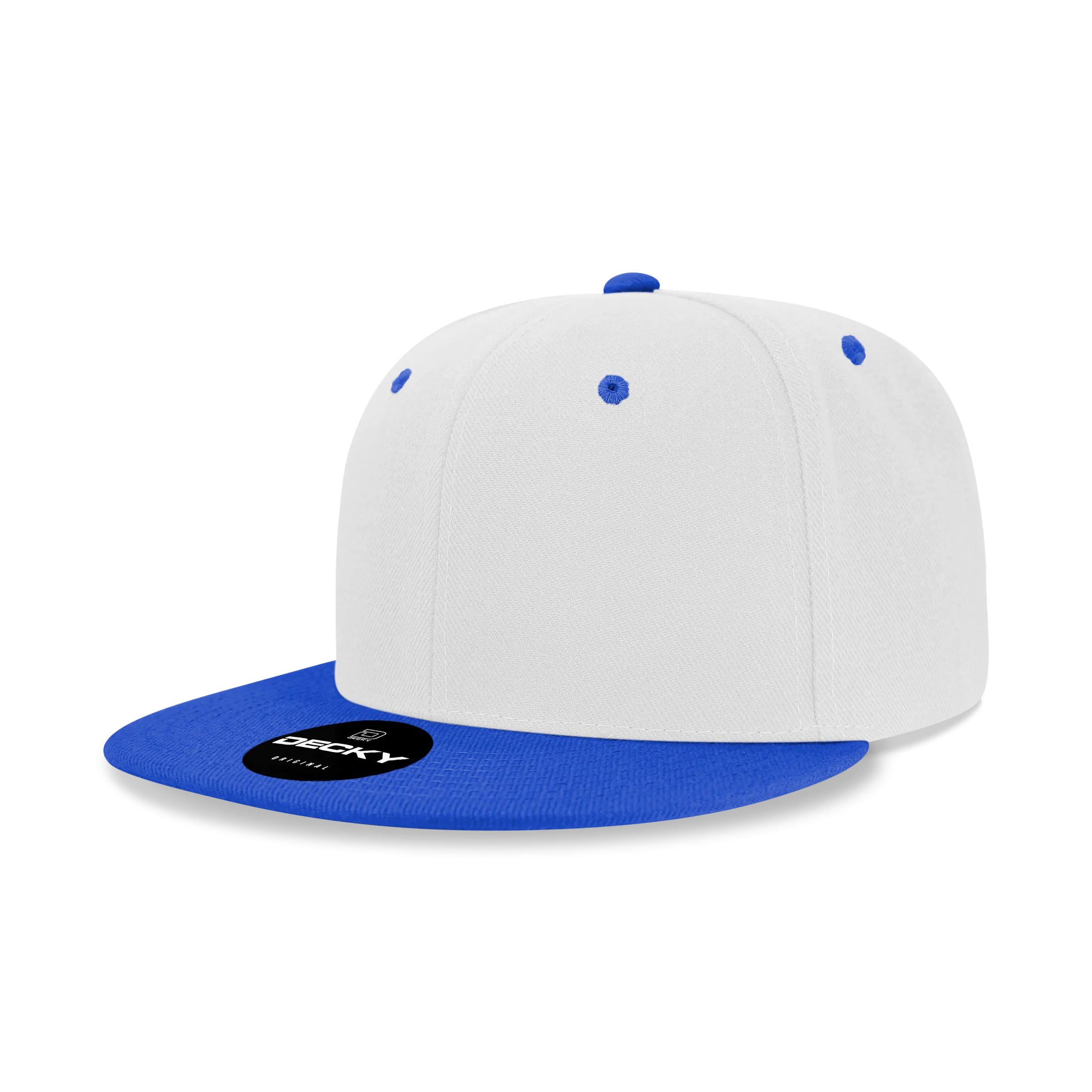 Decky 6020 - High Profile 6 Panel Snapback, Flat Bill Hat - PALLET Pricing