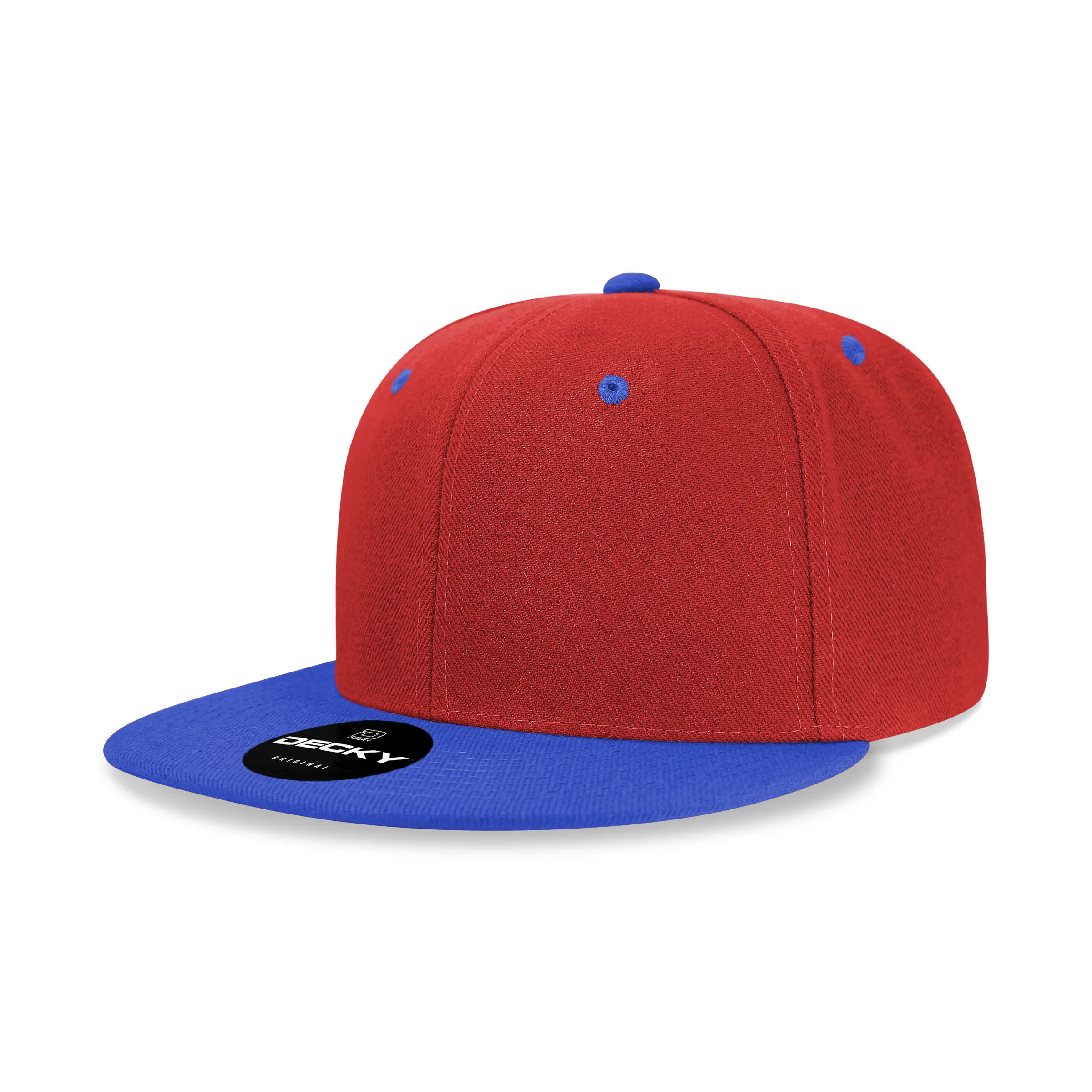 Decky 6020 - High Profile 6 Panel Snapback, Flat Bill Hat - PALLET Pricing